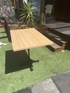 Bistro Table with Bamboo Top