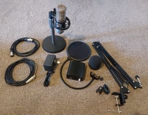 BM800 condenser microphone phantom 48V PC kit