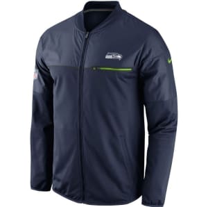 Nike Seattle Seahawks Dri-FIT Full Zip Wind Jacket