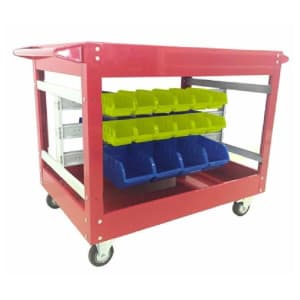 Millers Falls TWM Service Trolley with 32 bins for Fasteners etc.