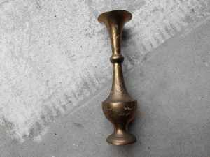 medium height brass vase