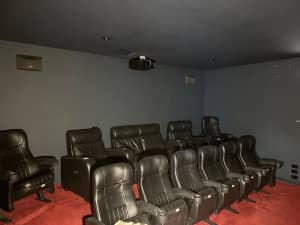 Full Home Cinema (Chairs and AV Equipment)