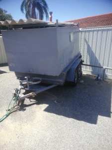 Fully Enclosed Large Unliscenced Trailer