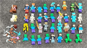 LEGO MINECRAFT Minifigures Bulk Lot