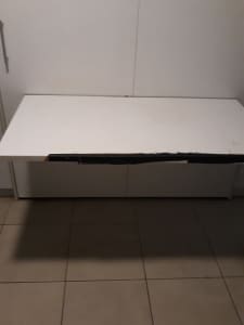 Queen fold away bed near new mattress..when secured virtually tur