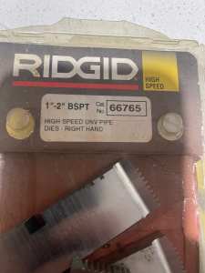 Ridgid 66765 Universal 1 to 2 BSPT Threading Machine Die