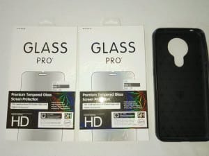 Nokia 5.3 Glass screen protectors and case