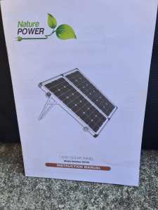 Portable 120w solar panel