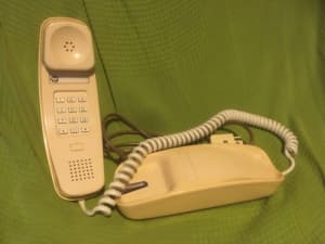 Vintage Telstra Push Button Wall Phone Landline