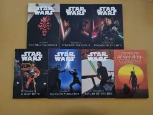 STAR WARS BOX SET COMPLETE COLLECTION JUNIOR NOVELS 7 BOOKS NEW
