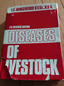 Diseases in Livestock by T.G. Hungerford 7th Revised edition.