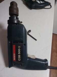 Bosch Hammer Impact Drill - Electric Corded Power Tool 240v 500W