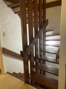 Acorn curved stair chair lift-to 2 floor levels