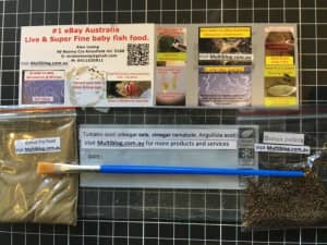 Aquarium essential, live fish food and Organic Garden Products