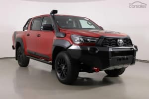 2022 Toyota Hilux GUN126R Rugged X Double Cab Red 6 Speed Sports Automatic Utility
