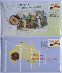 PNC Australia 2022 Overland Telegraph 150 Years $1 Uncirculated Coin