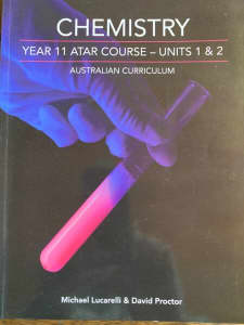 CHEMISTRY YEAR 11 ATAR COURSE - Units 1 & 2