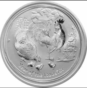 1oz x 4, Perth Mint 9999 Silver Coin 2012 Year of the Rooster Series
