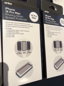 iPhone 14 pro max Case and glass screen protector