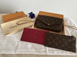 Louis vuitton Felicie Pochette Red, Bags, Gumtree Australia Canning Area  - Canning Vale