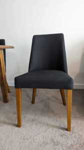 Dining Chair - Charcoal/Honey leg (Hamilton from Shack)