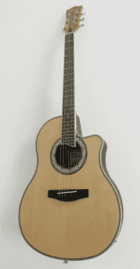 Haze Round-Back Electric-Acoustic Guitar built in tuner Free bag