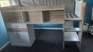 Single midi bed with storage 
