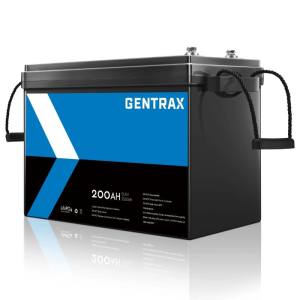 GENTRAX 12V 200Ah Lithium Iron Phosphate Battery LiFePO4 Rechargeable