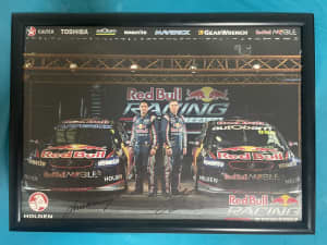 Holden redbull racing personally signed photo