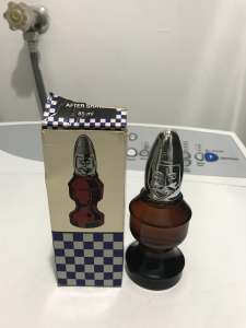 full vintage avon the bishop chess piece tai winds after shave bottle