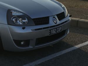 numberplates renault clio sport 182 cup