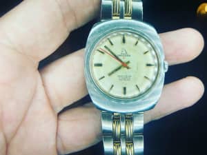 c1960s Swiss Made Unicorn 17 Jewels Mechanical Amphibian Wrist Watch