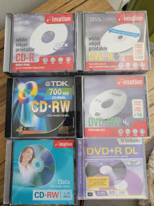 CD-RW and DVD-R Brand new 34 in total 💿📀 