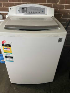 LG washing machine, Turbo 10kg top loader