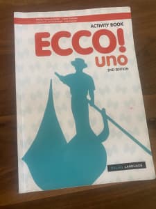 Ecco uno Italian student book and activity book