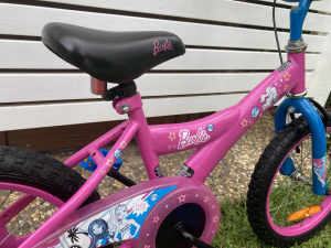 Girls 16” Barbie BMX Bike