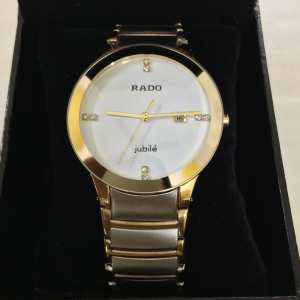 Rado Centrix Automatic Gold & White Watch