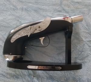 Vintage Blunderbuss Musical Gun Decanter Rare 1960 - 1969 M I Japan
