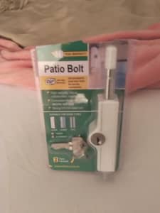 Patio Bolt lock with keys 