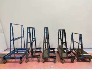 Steel Storage Racks on Caster Wheels