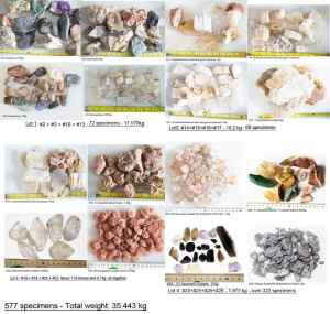 Mineral collection for sale