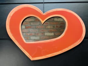 Beautiful Heart Shaped Mirror/Valentines Day/Mothers Day