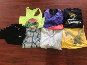 Mens shirt bundle (7 items)-size Medium Like new!!