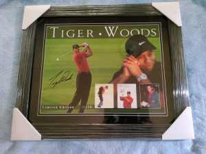 Tiger Woods limited edition print