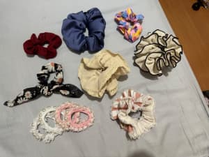 hair accessories bundle large and small scrunchies hair bends all $3