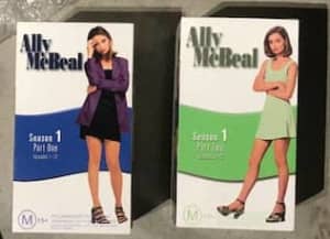Ally McBeal VHS Season 1,2,3,4, Season 5 DVD (price is each)