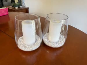 Glass Vase Candles