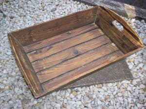 Wooden carry tray $28