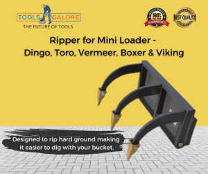 Ripper for Mini Loader - Dingo, Toro, Vermeer, Boxer & Viking