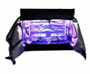 HYDROPONIC PROPOGATION TENT AND LIGHT T5 WITH 6 TUBES PURPLE AND WHITE